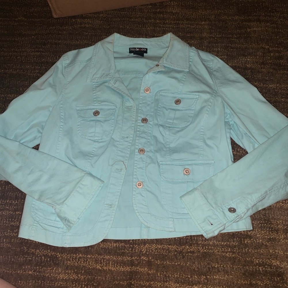 Baby Blue Style&Co Denim Jacket